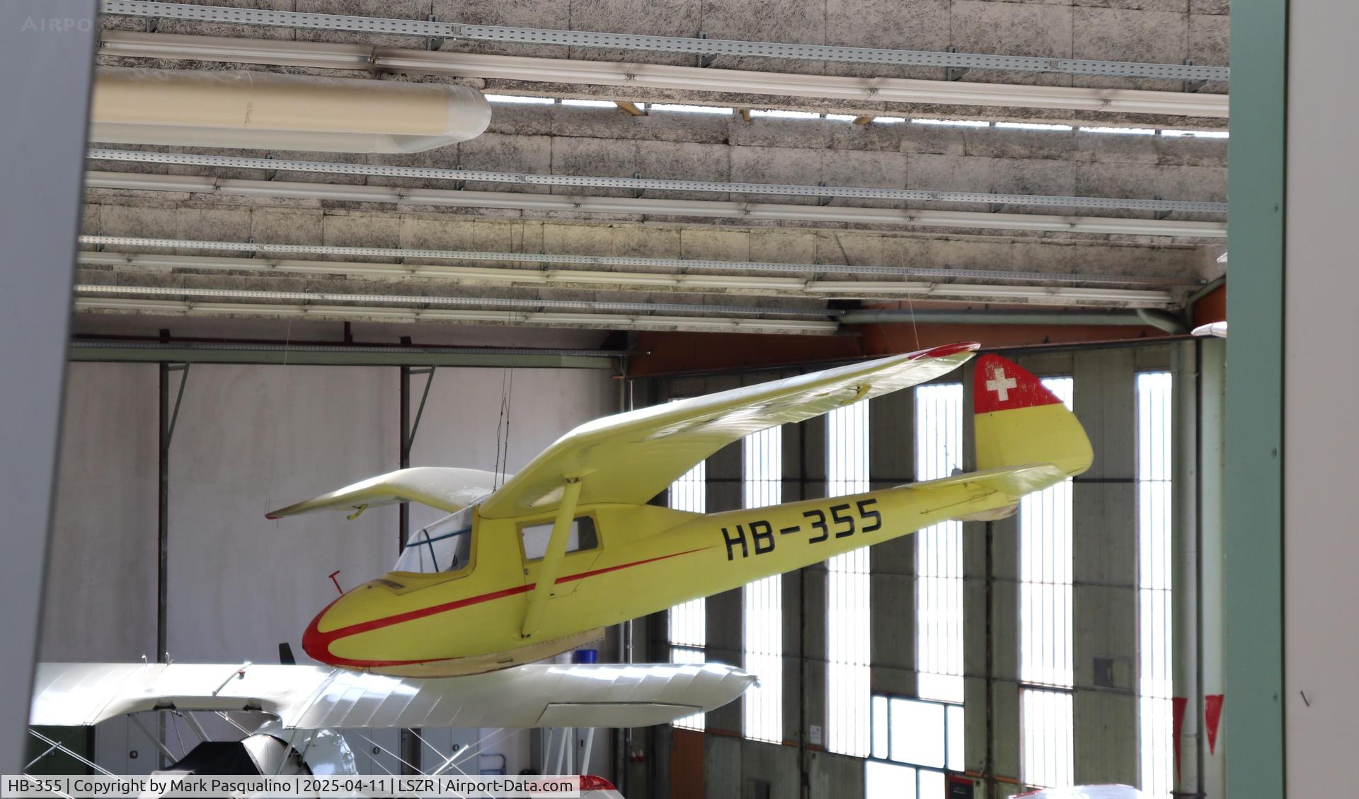 HB-355, 1942 Spalinger S-21H C/N unknown_HB-355, Spalinger S-21H