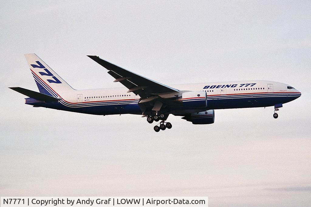 N7771, 1994 Boeing 777-267 C/N 27116, BOEING 777-200