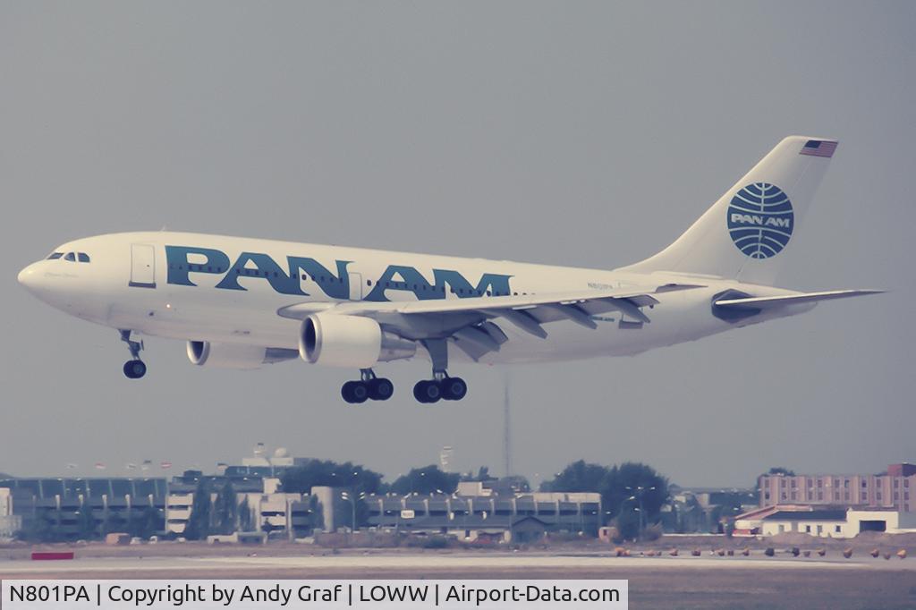 N801PA, 1985 Airbus A310-221 C/N 288, Pan Am A310-200