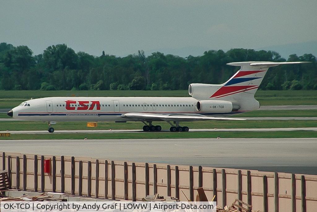 OK-TCD, 1988 Tupolev Tu-154M C/N 88A792, CSA Tu154M