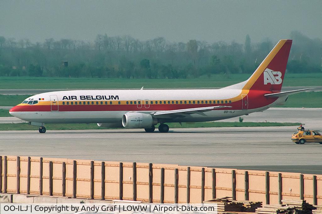 OO-ILJ, 1991 Boeing 737-46B C/N 25262, Air Belgium 737-400