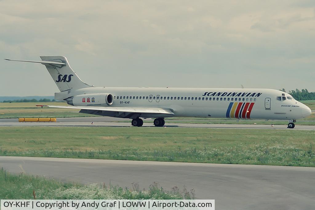 OY-KHF, 1988 McDonnell Douglas MD-87 (DC-9-87) C/N 49609, SAS MD87