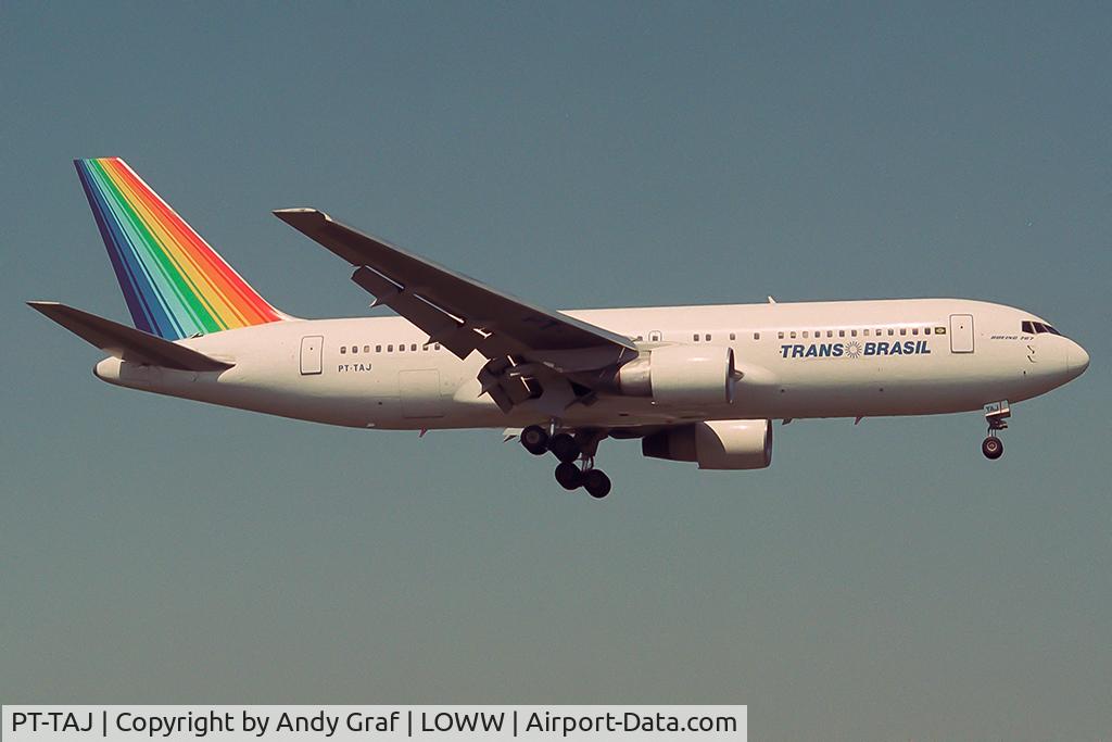 PT-TAJ, 1990 Boeing 767-283/ER C/N 24728, Transbrasil 767-200