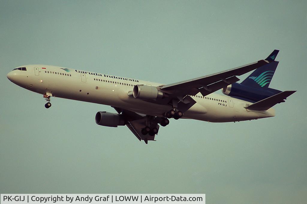 PK-GIJ, 1993 McDonnell Douglas MD-11F C/N 48504, Garuda MD11