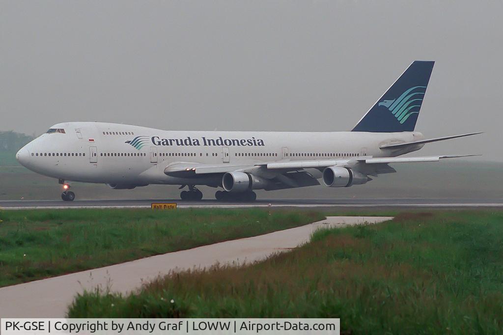 PK-GSE, 1982 Boeing 747-2U3B C/N 22768, Garuda 747-200