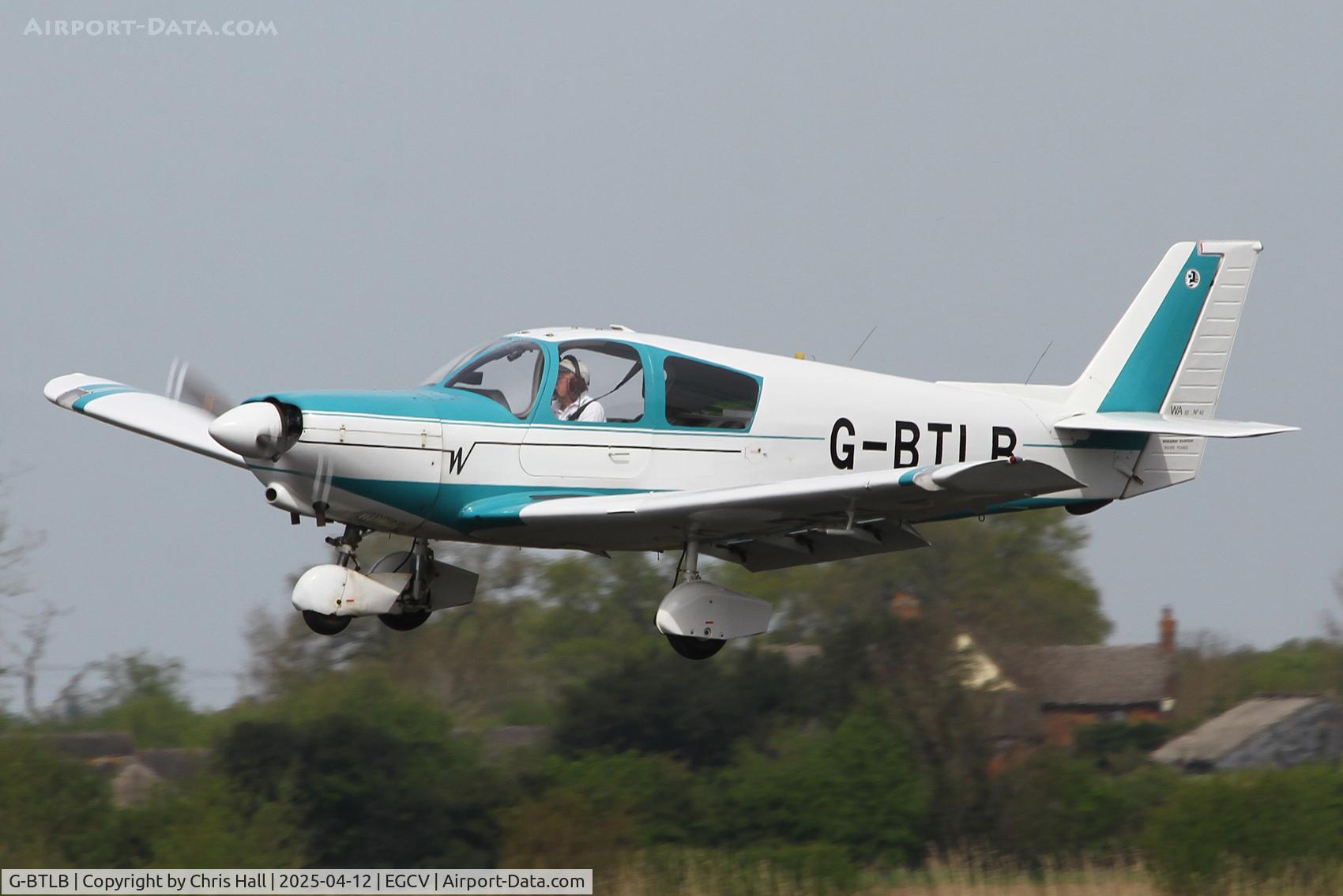 G-BTLB, 1972 Wassmer WA-52 Europa C/N 42, Vintage Piper fly in, Sleap