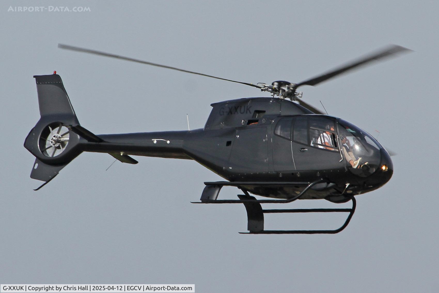 G-XXUK, 1999 Eurocopter EC-120B Colibri C/N 1073, Vintage Piper fly in, Sleap