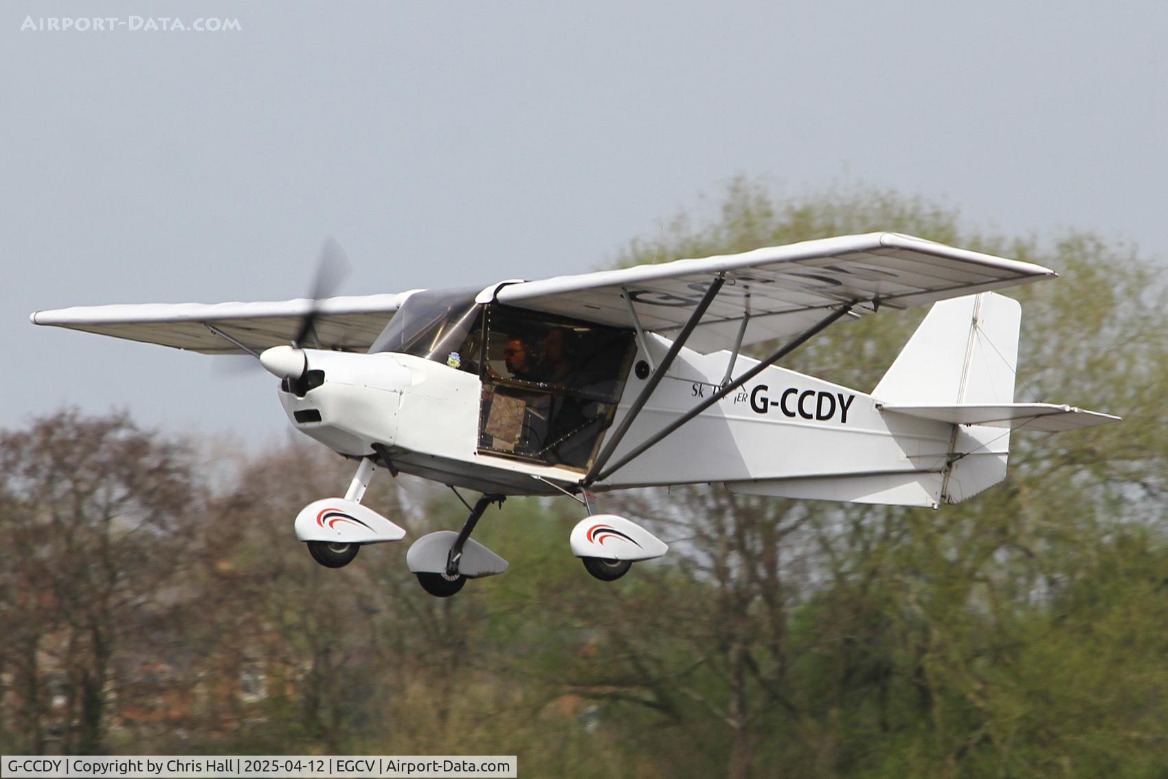 G-CCDY, 2003 Best Off Skyranger 912(2) C/N BMAA/HB/275, Vintage Piper fly in, Sleap