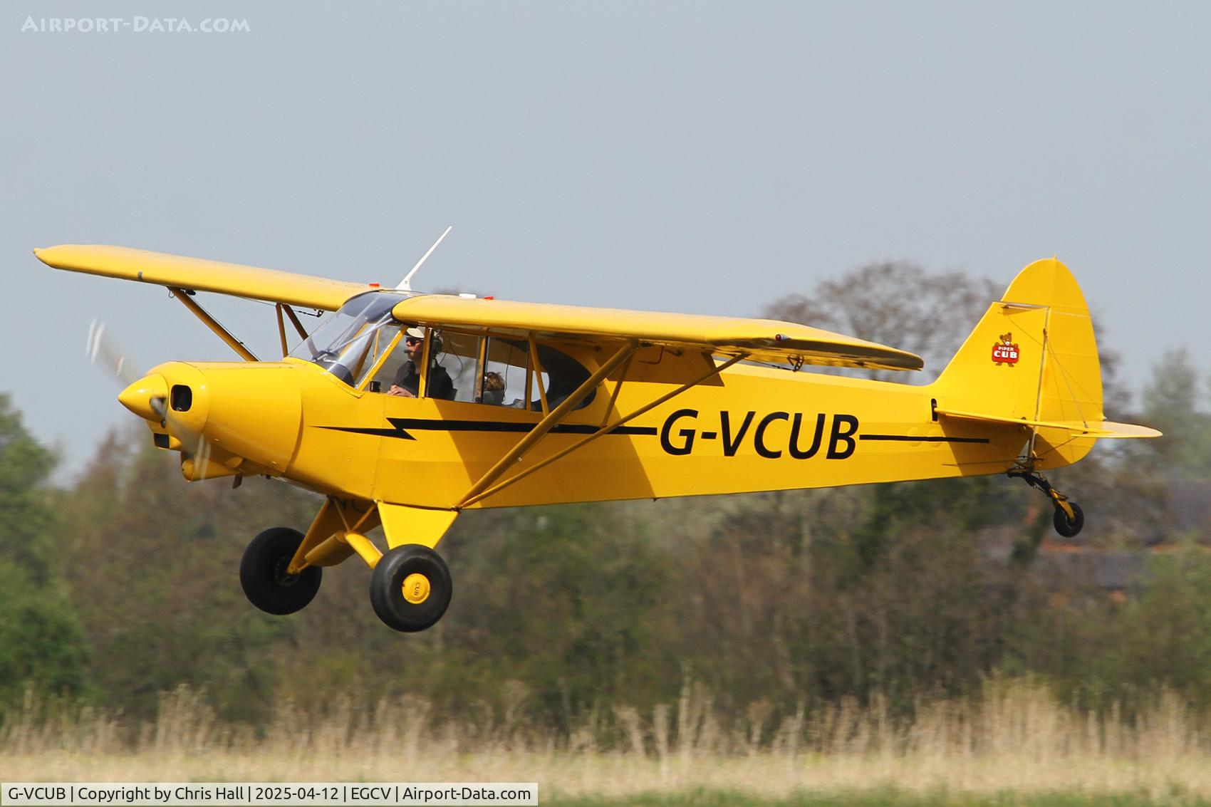 G-VCUB, 1976 Piper PA-18-150 Super Cub Super Cub C/N 18-7609021, Vintage Piper fly in, Sleap