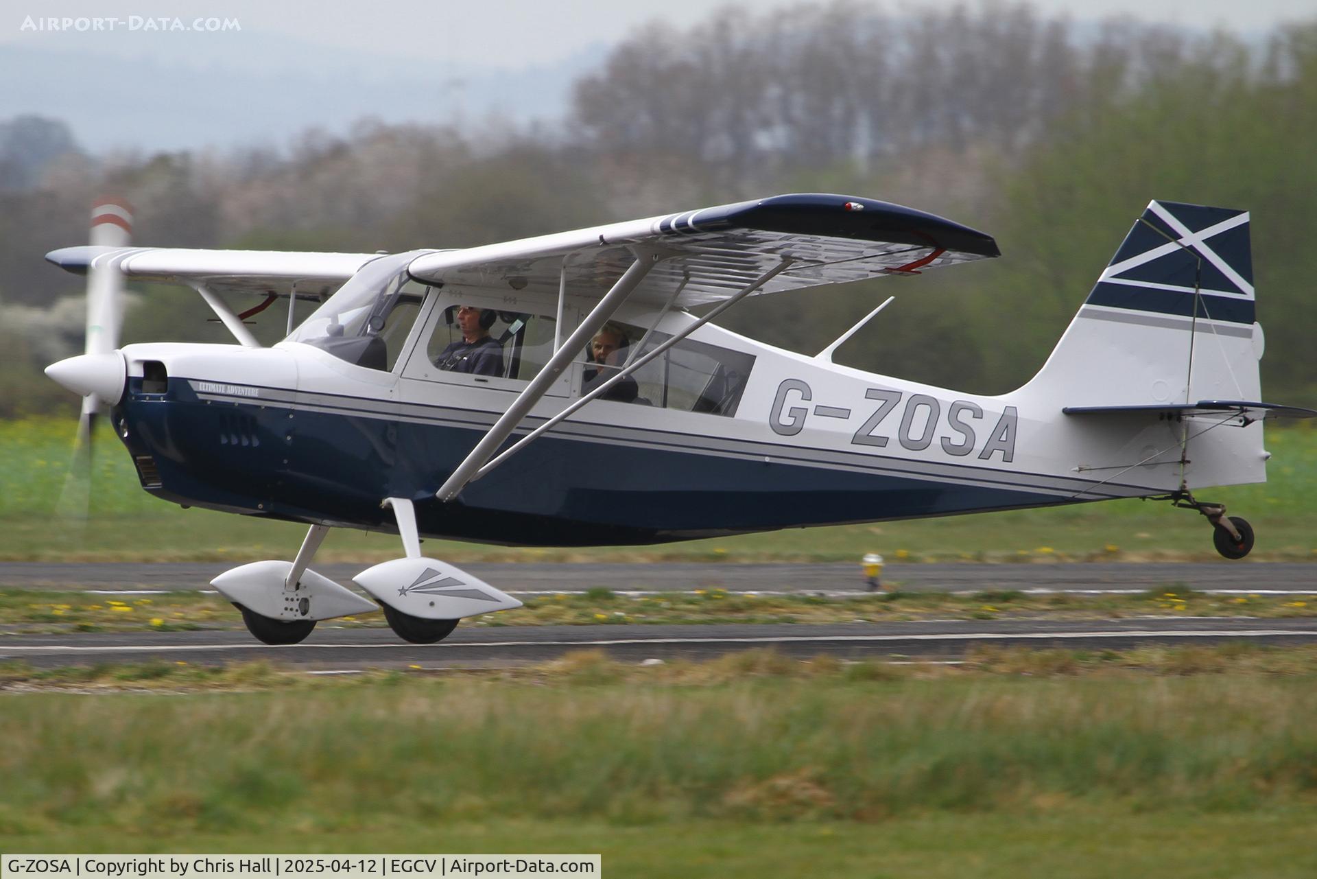 G-ZOSA, 2006 American Champion 7GCAA Adventure Citabria C/N 509-2006, Vintage Piper fly in, Sleap