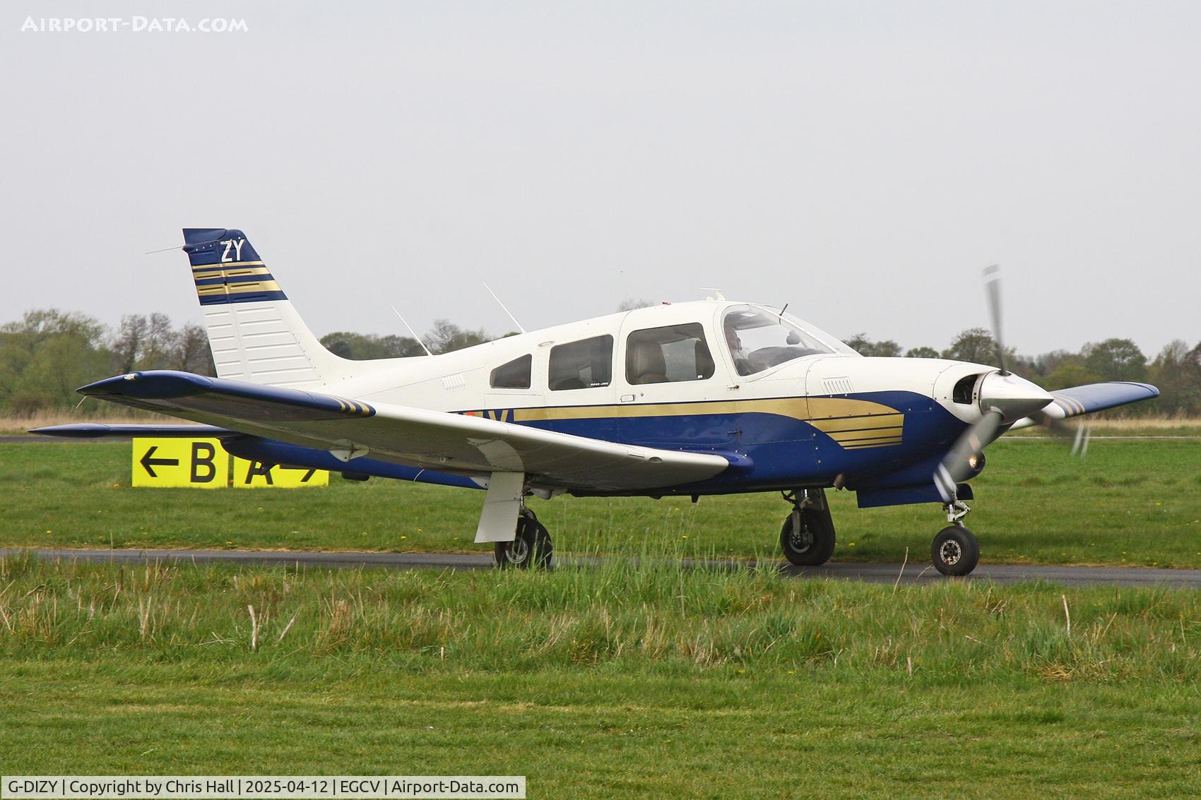 G-DIZY, 1977 Piper PA-28R-201T Cherokee Arrow III C/N 28R-7703401, Vintage Piper fly in, Sleap