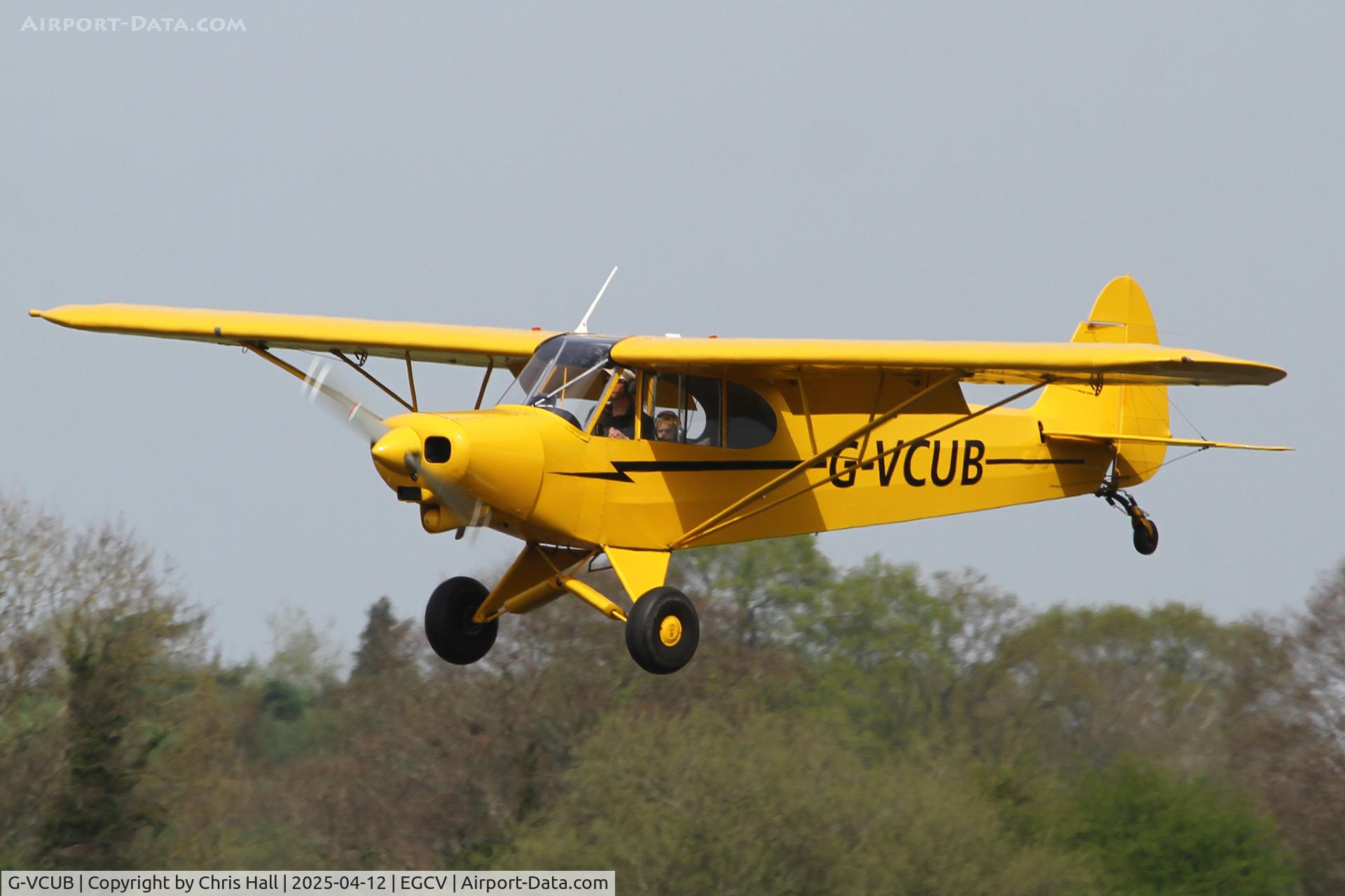 G-VCUB, 1976 Piper PA-18-150 Super Cub Super Cub C/N 18-7609021, Vintage Piper fly in, Sleap