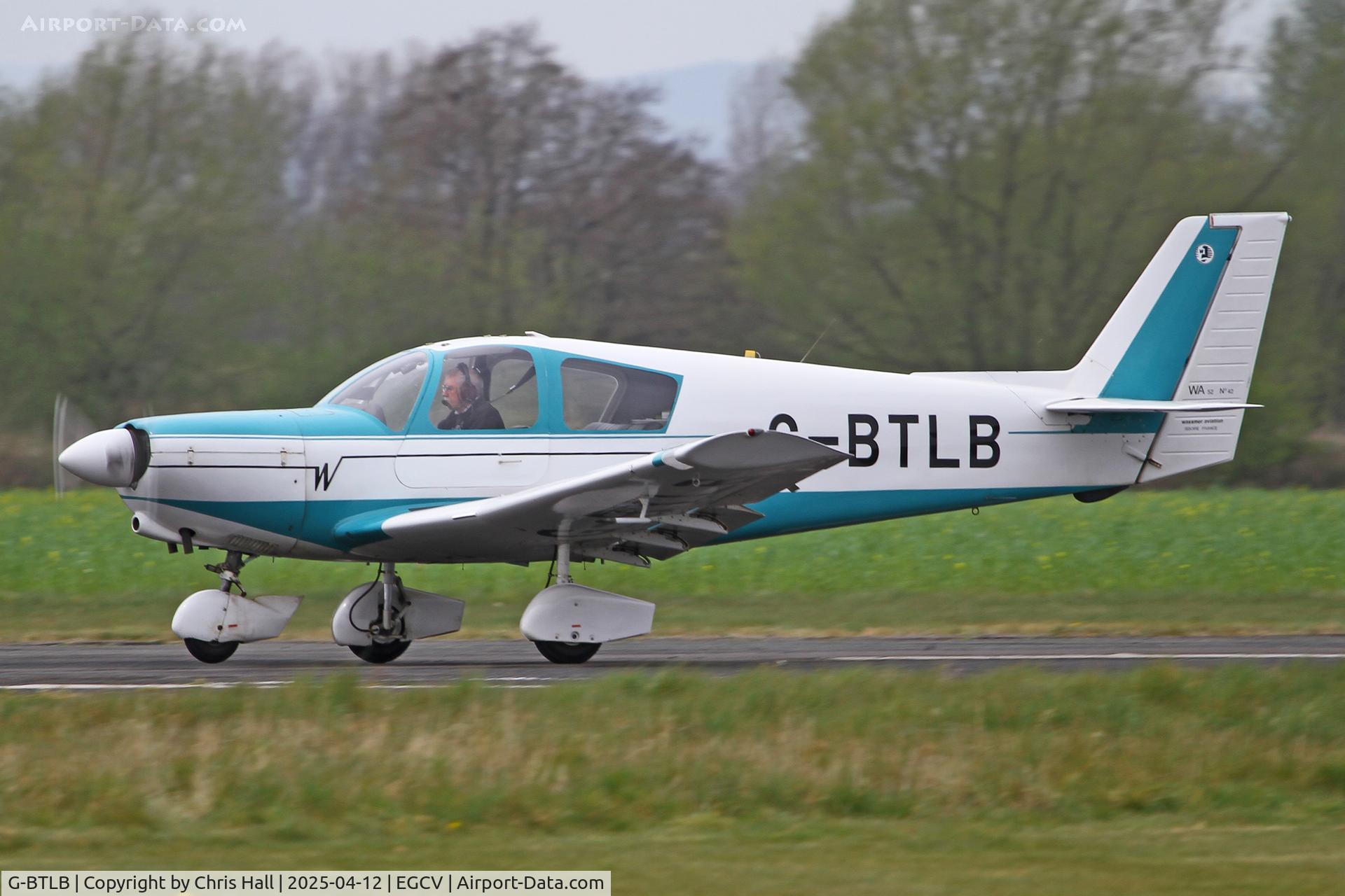 G-BTLB, 1972 Wassmer WA-52 Europa C/N 42, Vintage Piper fly in, Sleap