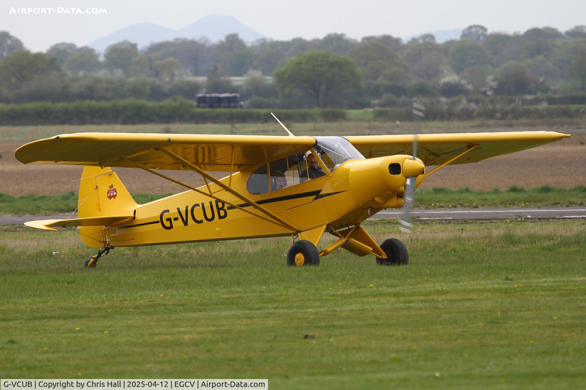G-VCUB, 1976 Piper PA-18-150 Super Cub Super Cub C/N 18-7609021, Vintage Piper fly in, Sleap