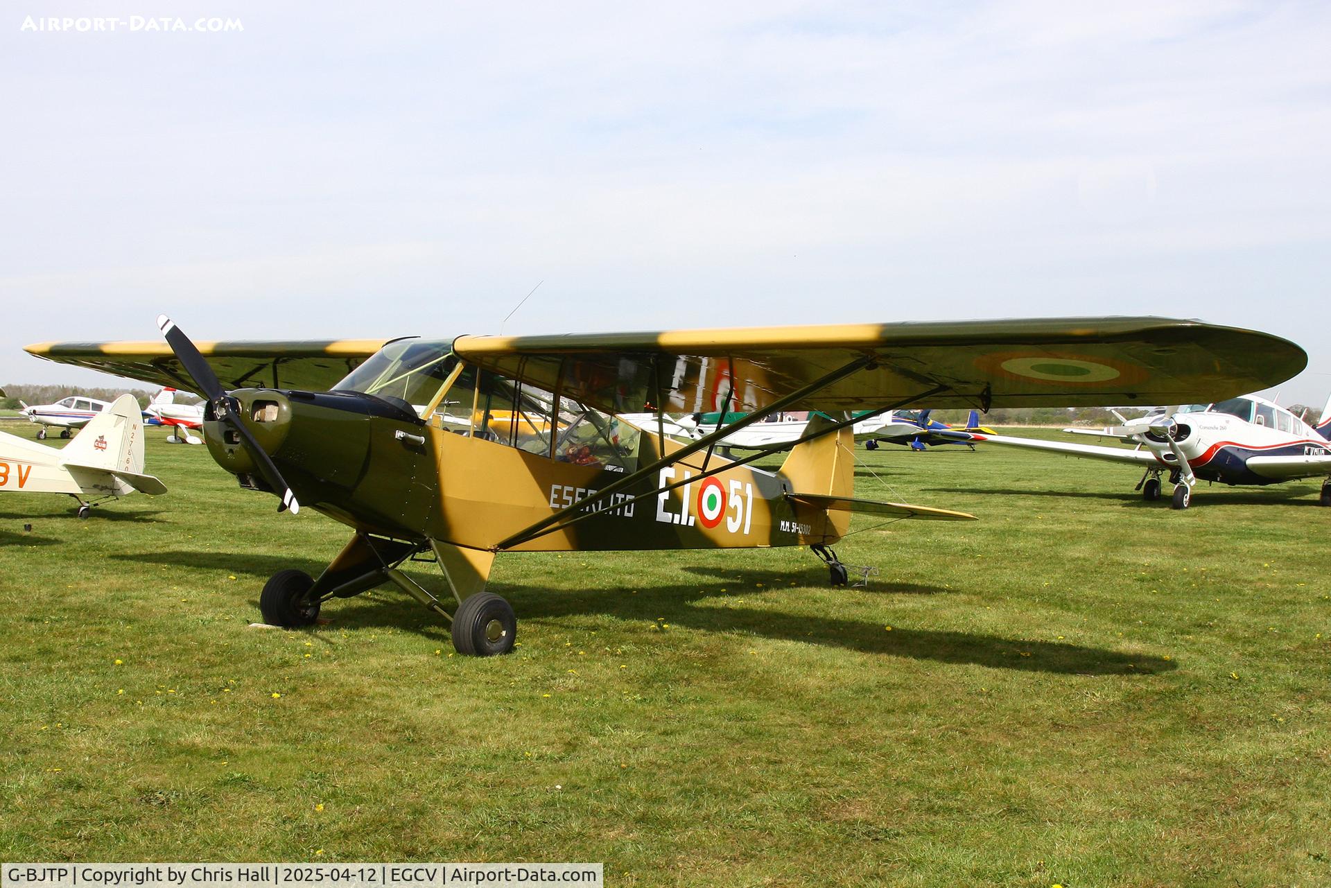 G-BJTP, 1951 Piper L-18C Super Cub (PA-18-95) C/N 18-999, Vintage Piper fly in, Sleap