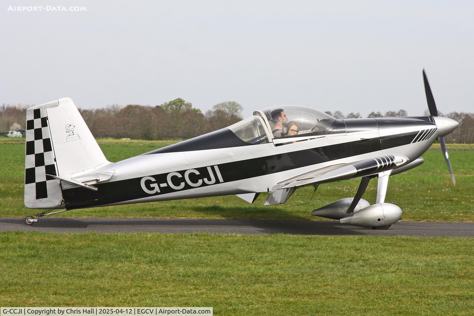 G-CCJI, 2004 Vans RV-6 C/N PFA 181A-13572, Vintage Piper fly in, Sleap