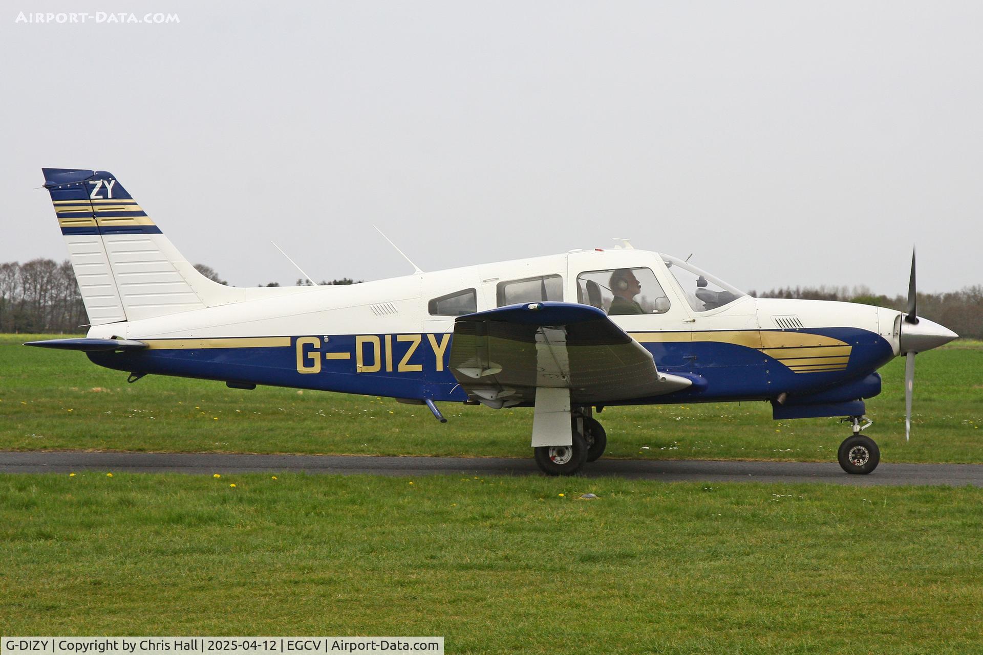 G-DIZY, 1977 Piper PA-28R-201T Cherokee Arrow III C/N 28R-7703401, Vintage Piper fly in, Sleap
