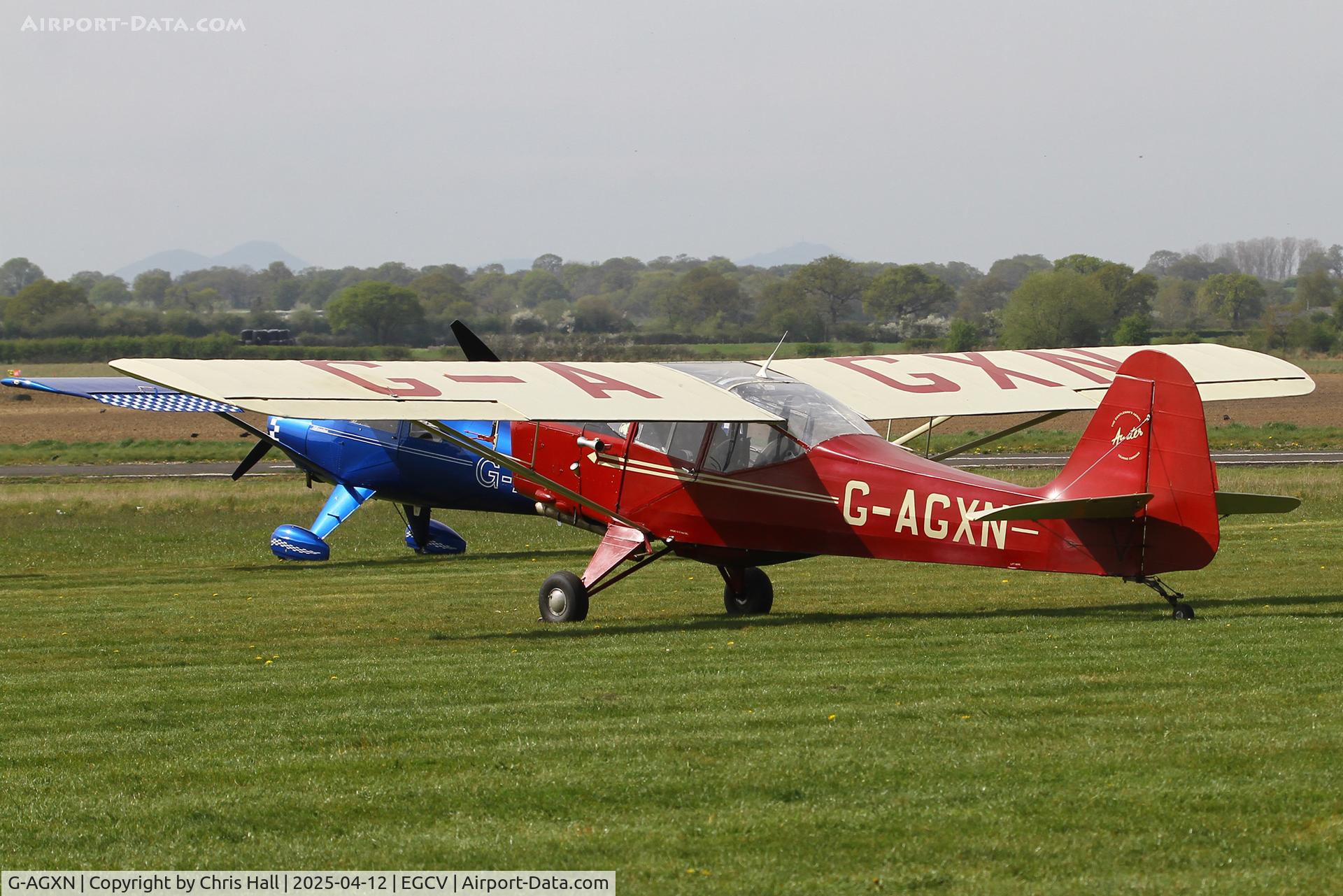 G-AGXN, 1946 Auster J-1N Alpha C/N 1963, Vintage Piper fly in, Sleap