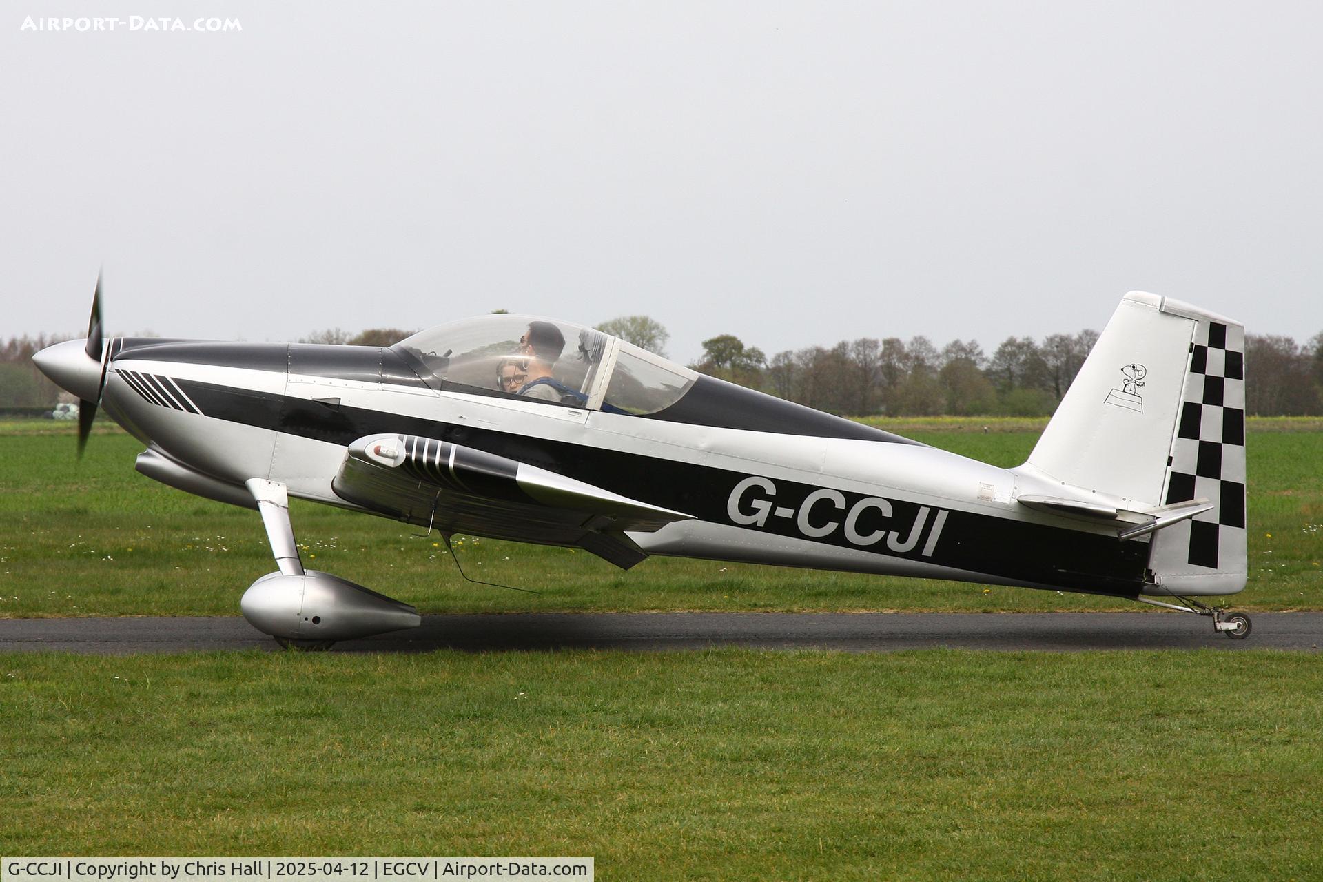 G-CCJI, 2004 Vans RV-6 C/N PFA 181A-13572, Vintage Piper fly in, Sleap
