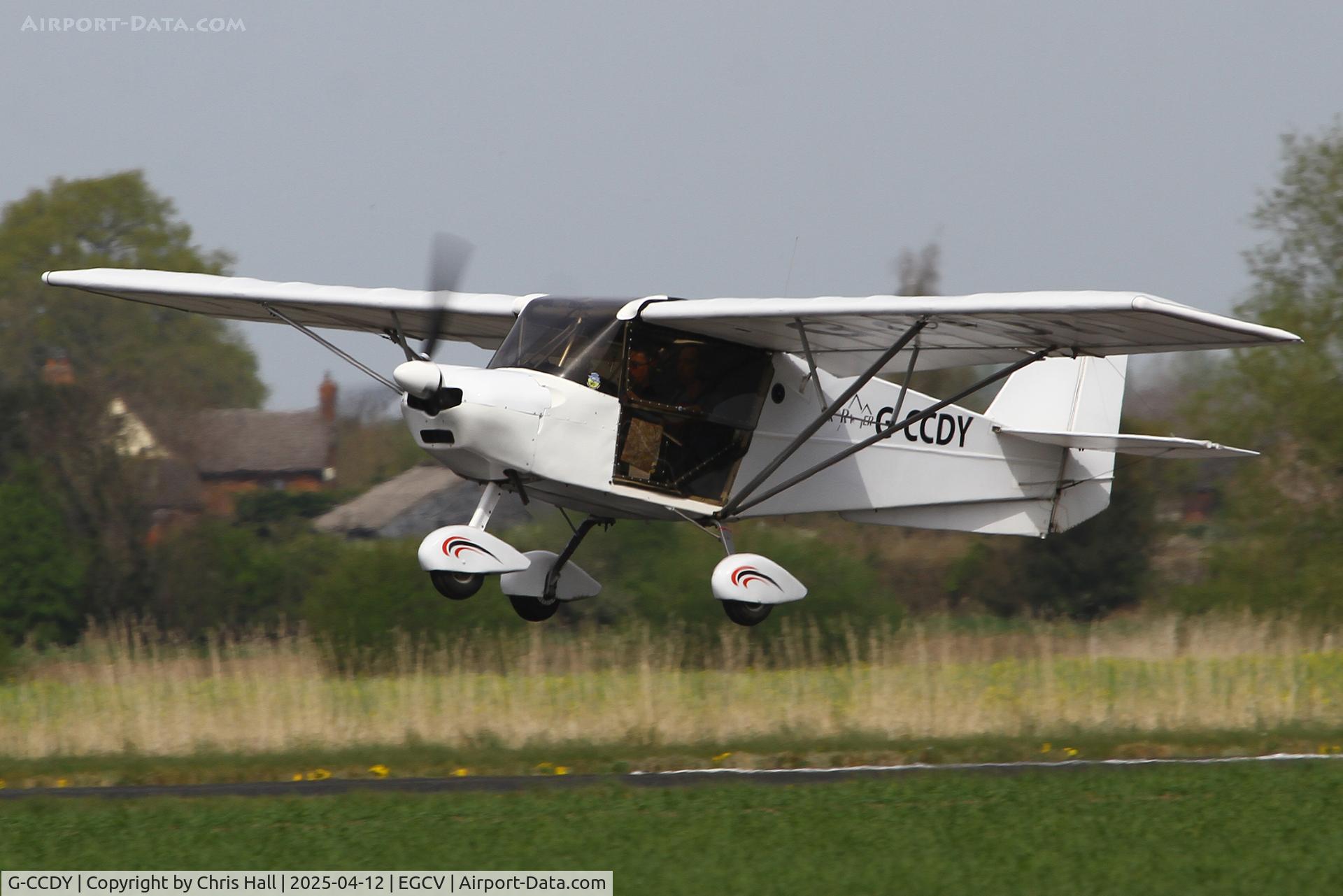 G-CCDY, 2003 Best Off Skyranger 912(2) C/N BMAA/HB/275, Vintage Piper fly in, Sleap