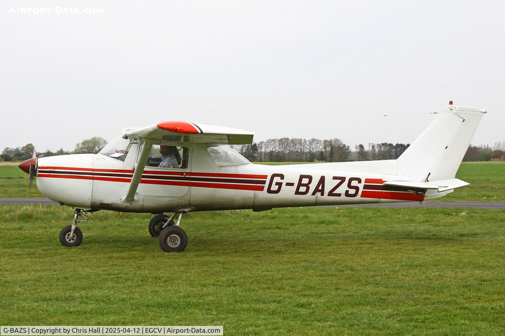 G-BAZS, 1973 Reims Cessna F150L C/N 0954, Vintage Piper fly in, Sleap