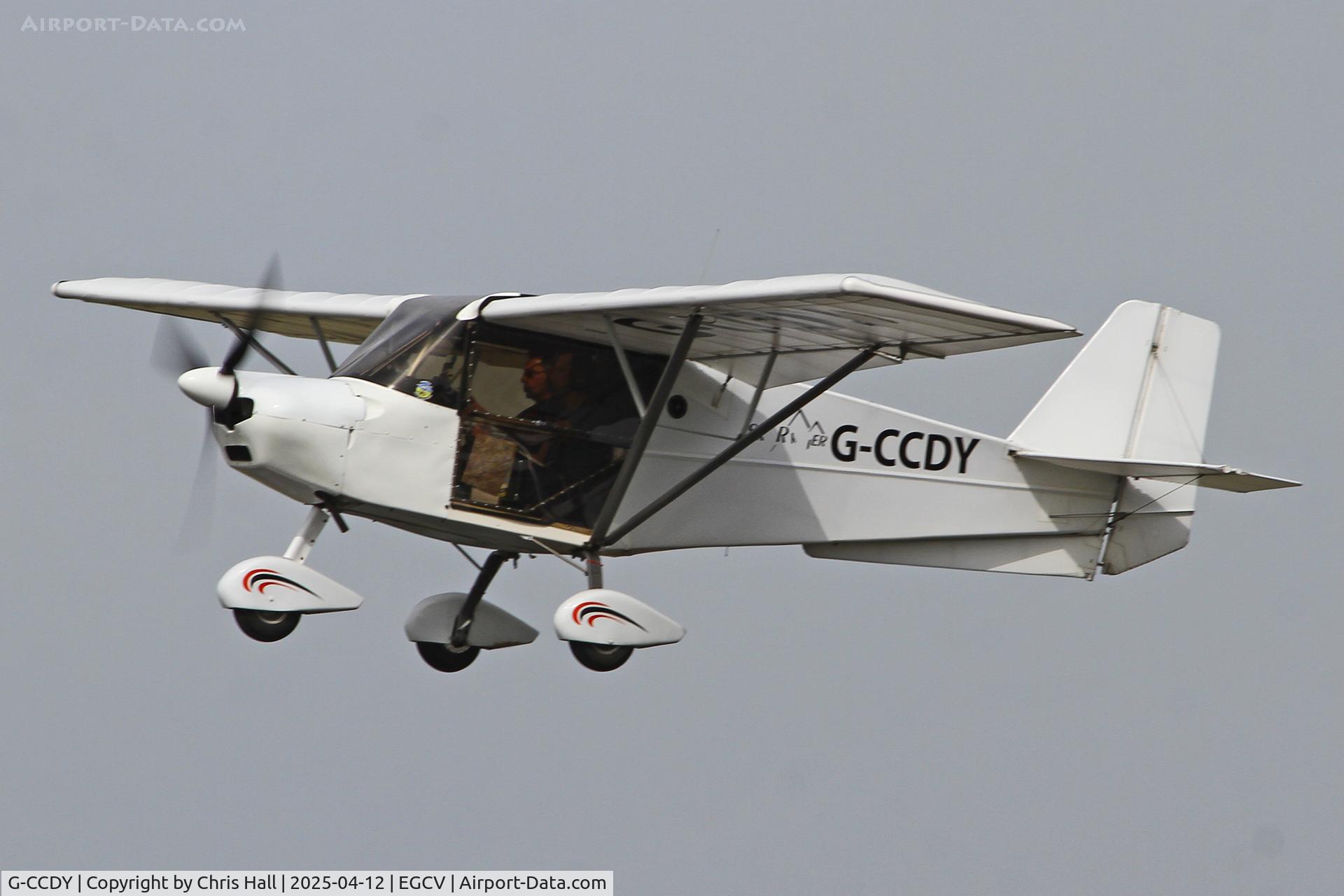 G-CCDY, 2003 Best Off Skyranger 912(2) C/N BMAA/HB/275, Vintage Piper fly in, Sleap