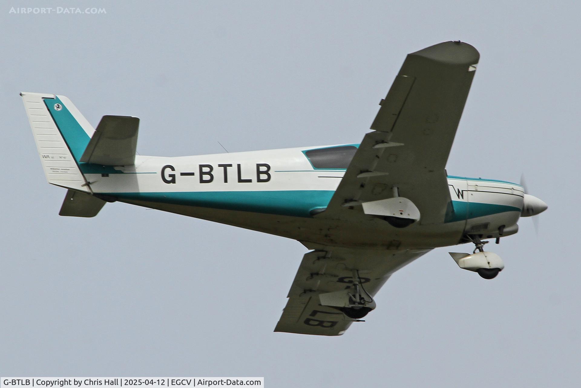 G-BTLB, 1972 Wassmer WA-52 Europa C/N 42, Vintage Piper fly in, Sleap