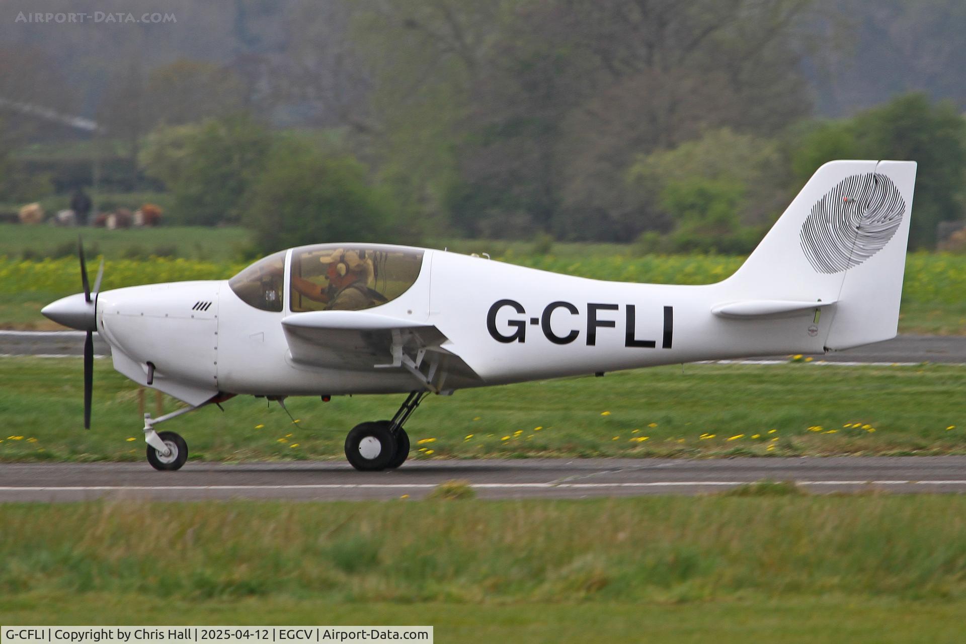 G-CFLI, 2010 Europa Tri Gear C/N PFA 247-13144, Vintage Piper fly in, Sleap