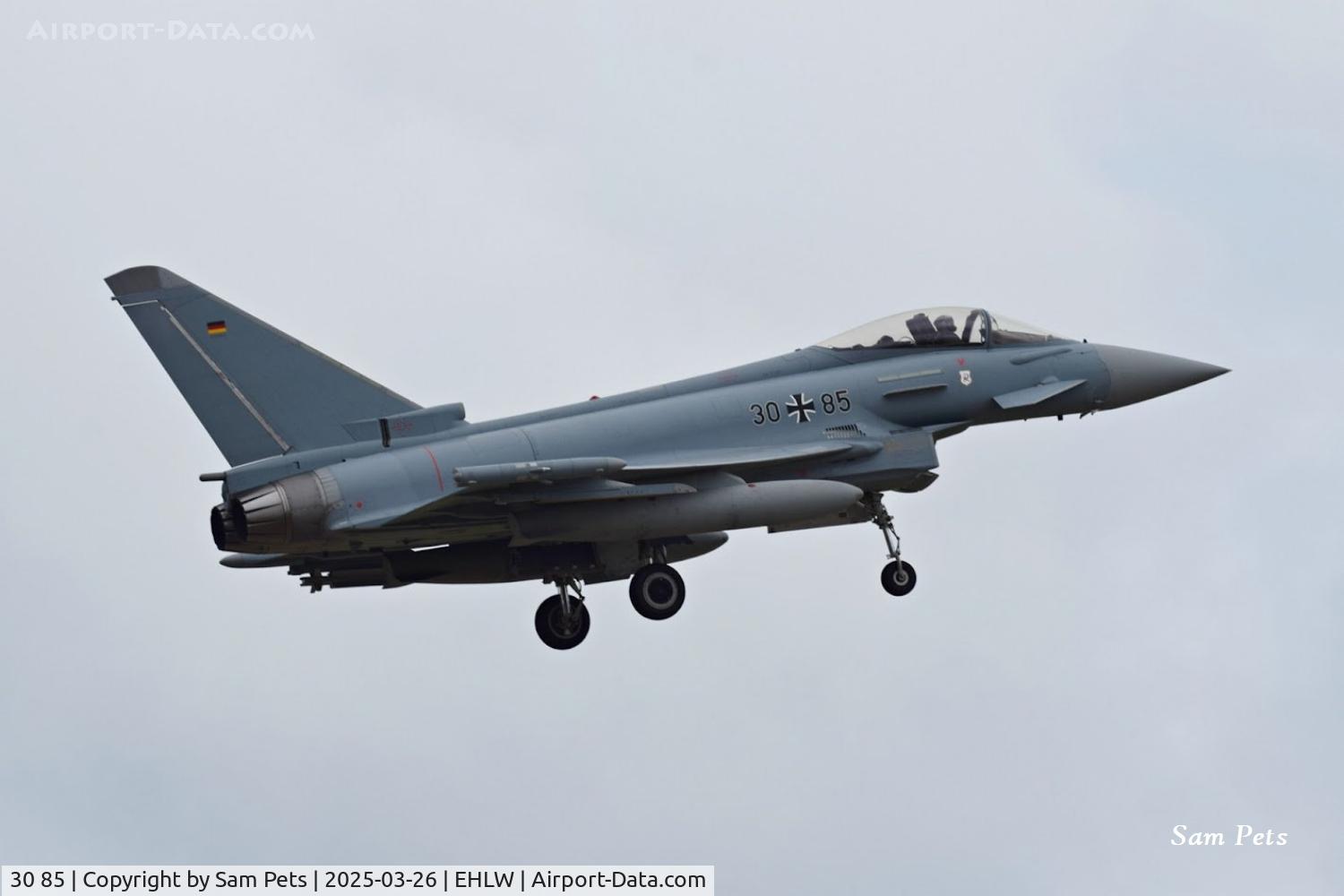 30 85, 2012 Eurofighter EF-2000 Typhoon S C/N GS064, Landing at Leeuwarden.