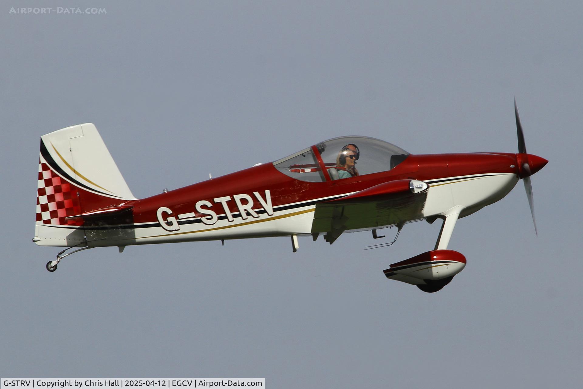 G-STRV, 2019 Vans RV-14 C/N LAA 393-15500, Vintage Piper fly in, Sleap