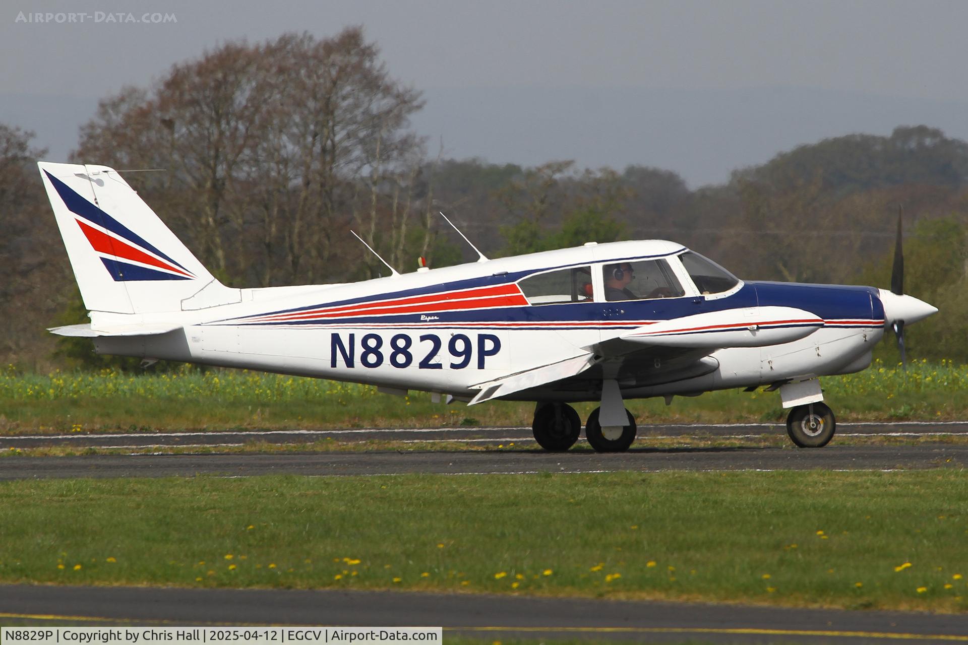 N8829P, 1965 Piper PA-24-260 Comanche C/N 24-4285, Vintage Piper fly in, Sleap