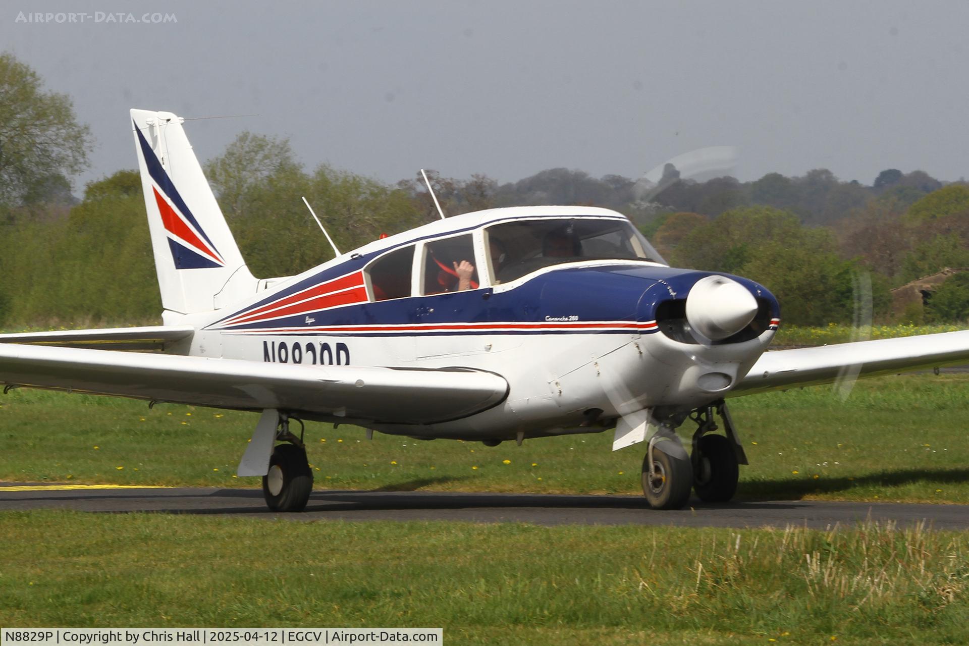 N8829P, 1965 Piper PA-24-260 Comanche C/N 24-4285, Vintage Piper fly in, Sleap
