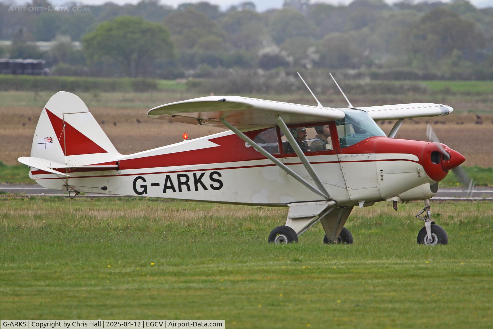 G-ARKS, 1961 Piper PA-22-108 Colt Colt C/N 22-8422, Vintage Piper fly in, Sleap