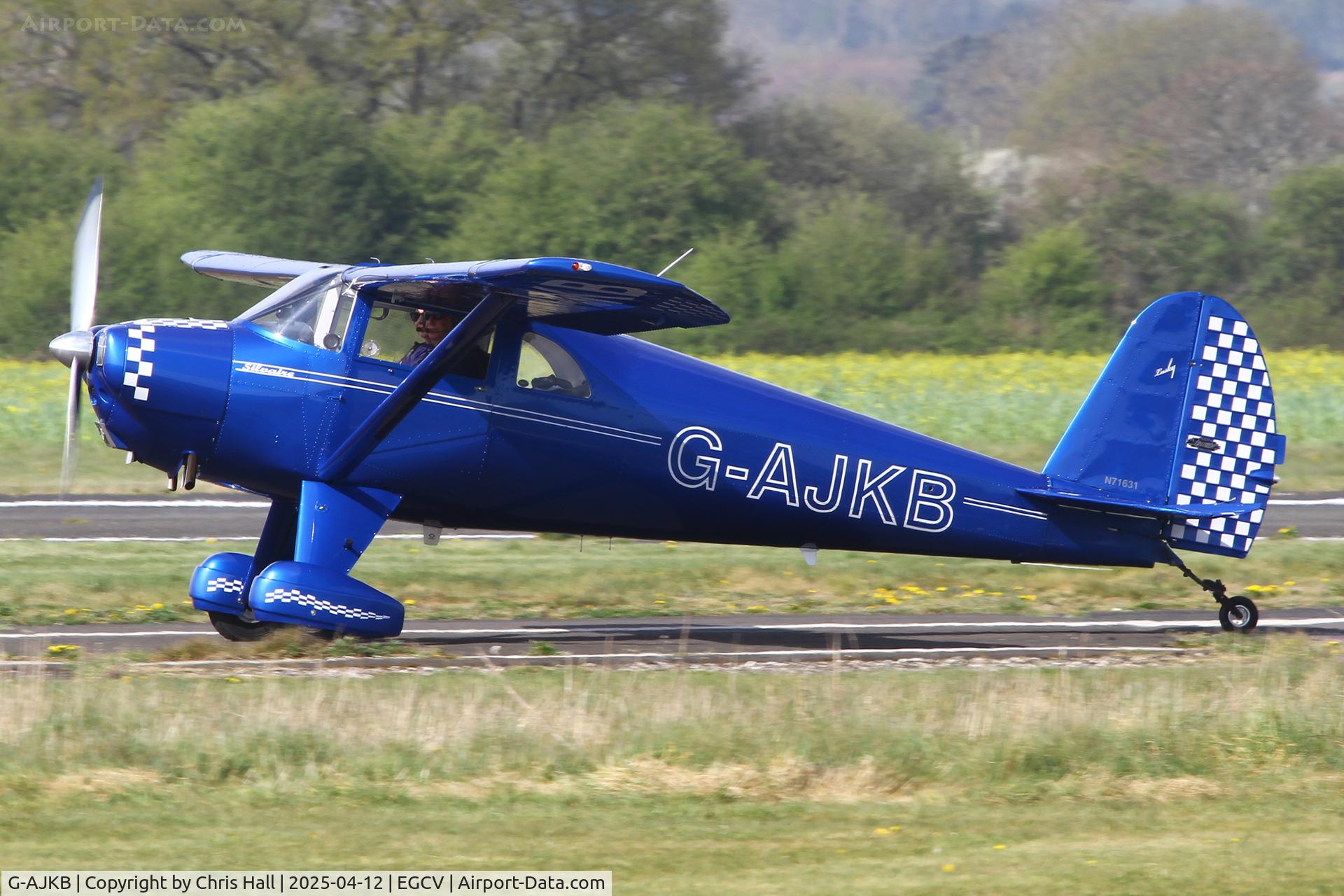 G-AJKB, 1946 Luscombe 8E Silvaire C/N 3058, Vintage Piper fly in, Sleap