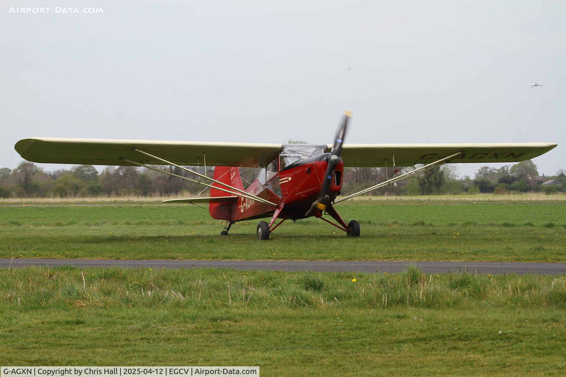 G-AGXN, 1946 Auster J-1N Alpha C/N 1963, Vintage Piper fly in, Sleap