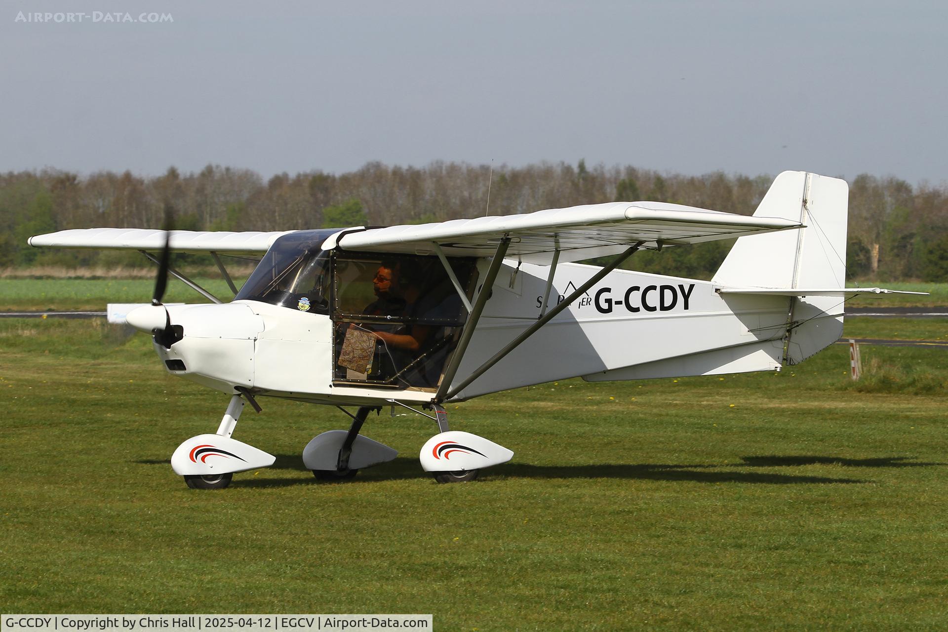 G-CCDY, 2003 Best Off Skyranger 912(2) C/N BMAA/HB/275, Vintage Piper fly in, Sleap