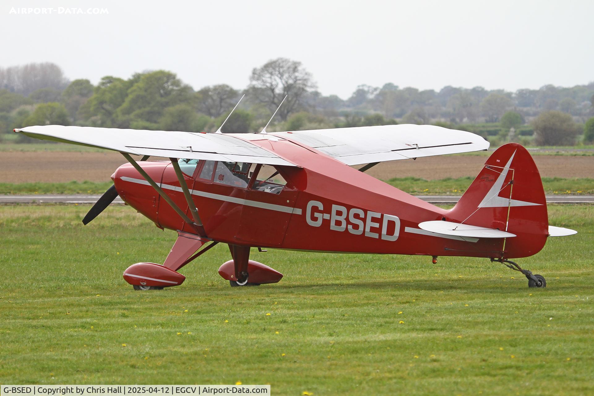 G-BSED, 1957 Piper PA-22-160 Tri Pacer C/N 22-6377, Vintage Piper fly in, Sleap