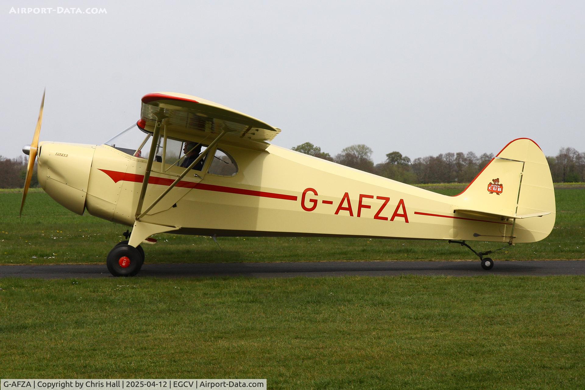 G-AFZA, 1939 Piper J-4A Cub Coupe C/N 4-873, Vintage Piper fly in, Sleap