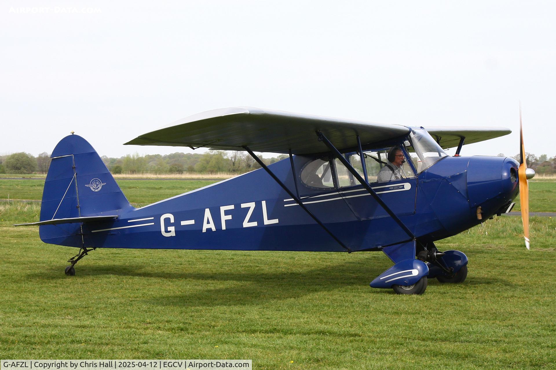 G-AFZL, 1939 Porterfield CP-50 Collegiate C/N 581, Vintage Piper fly in, Sleap