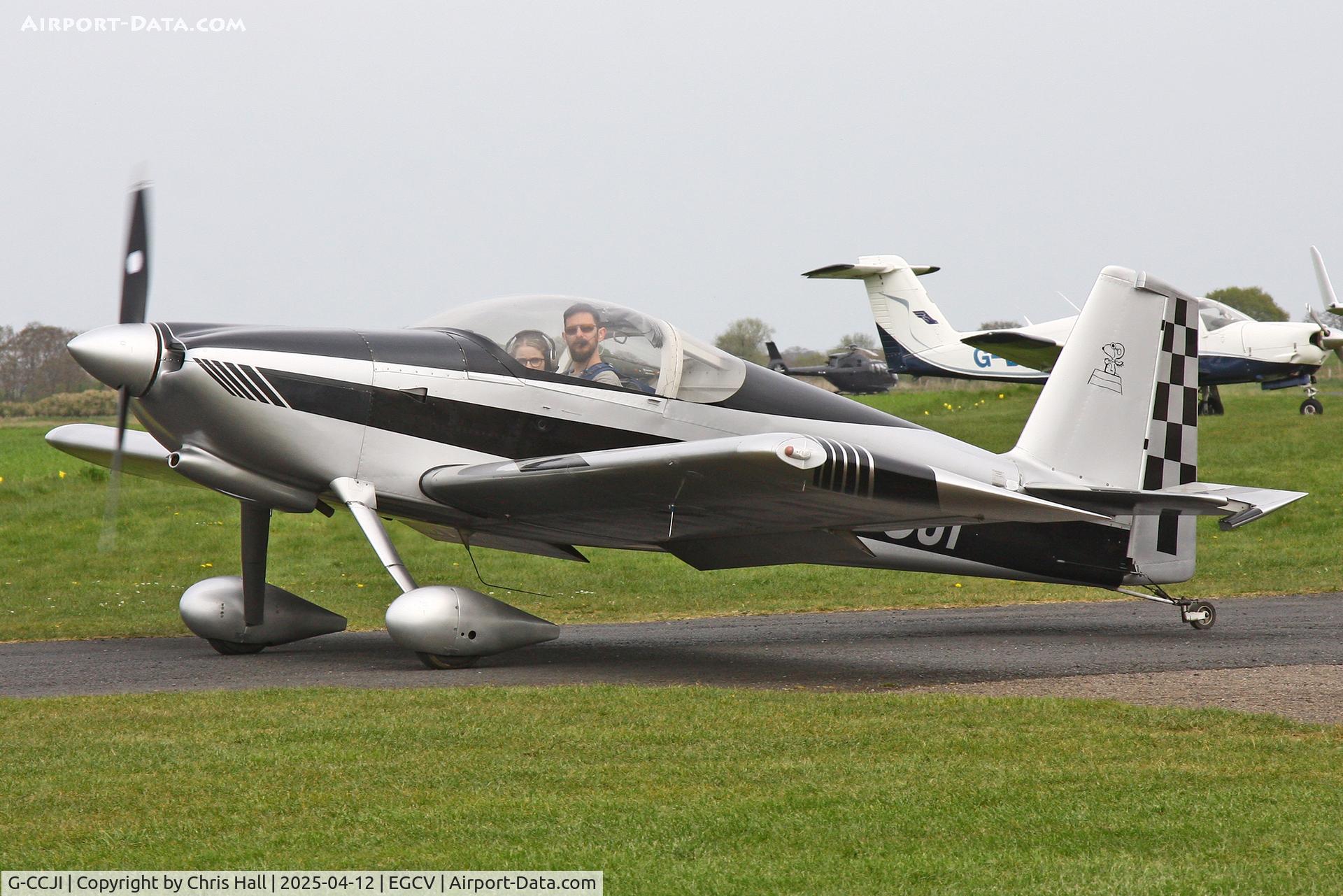 G-CCJI, 2004 Vans RV-6 C/N PFA 181A-13572, Vintage Piper fly in, Sleap