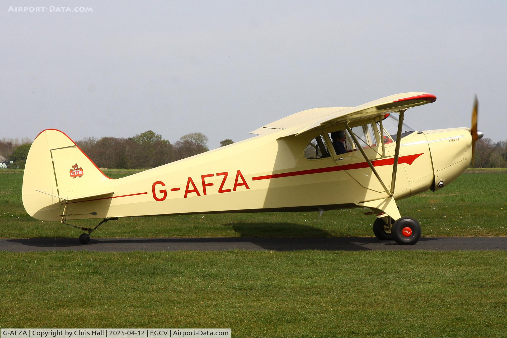 G-AFZA, 1939 Piper J-4A Cub Coupe C/N 4-873, Vintage Piper fly in, Sleap