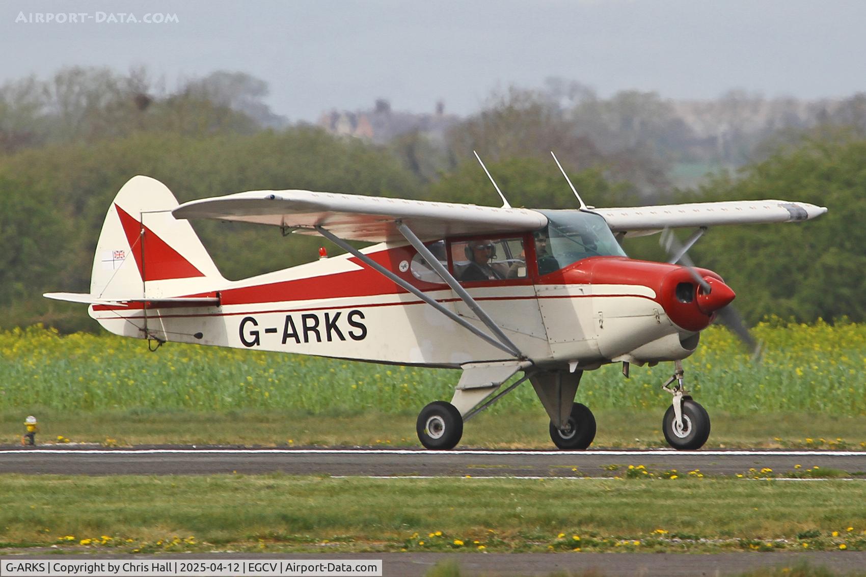 G-ARKS, 1961 Piper PA-22-108 Colt Colt C/N 22-8422, Vintage Piper fly in, Sleap