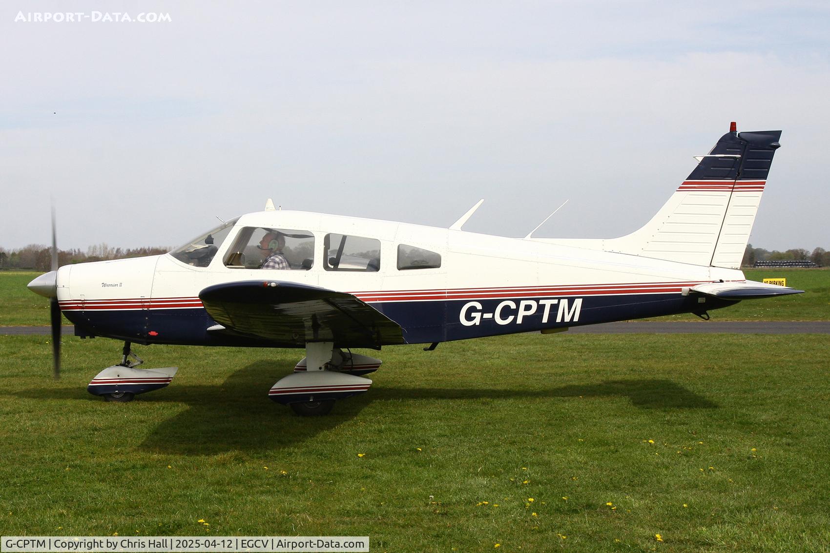 G-CPTM, 1977 Piper PA-28-151 Cherokee Warrior C/N 28-7715012, Vintage Piper fly in, Sleap