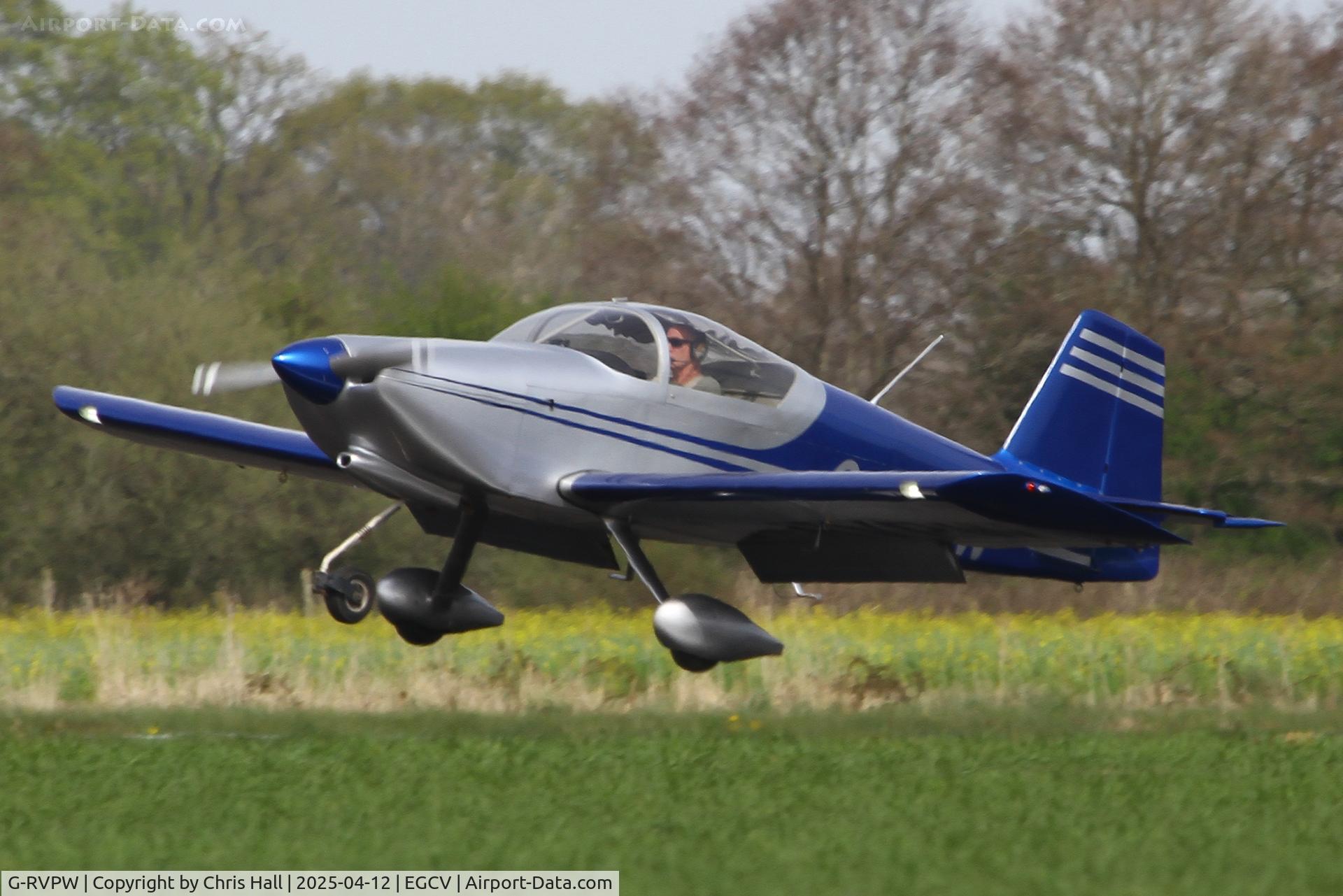 G-RVPW, 2004 Vans RV-6A C/N PFA 181A-13481, Vintage Piper fly in, Sleap