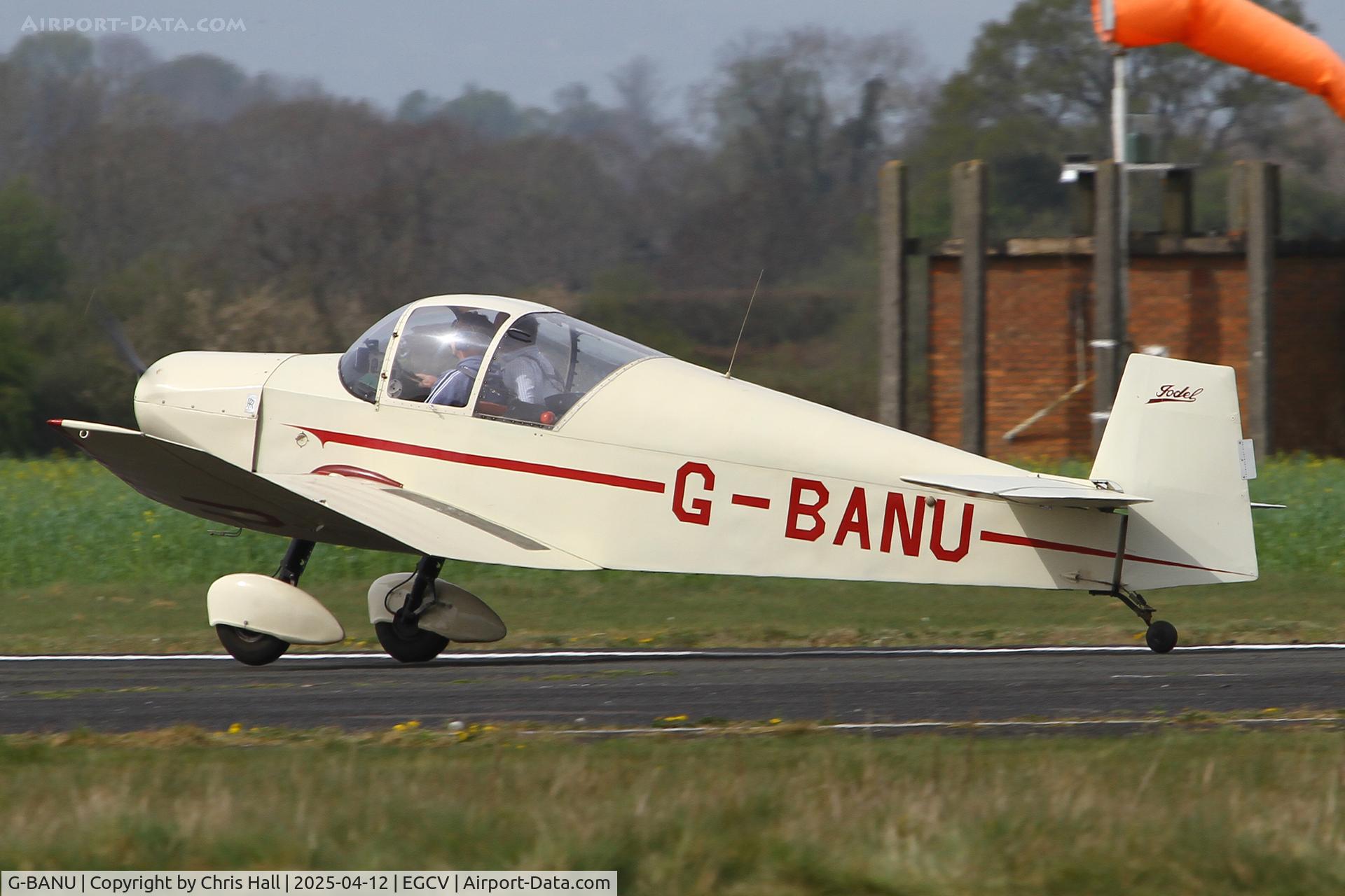 G-BANU, 1963 Wassmer (Jodel) D-120 Paris-Nice C/N 247, Vintage Piper fly in, Sleap