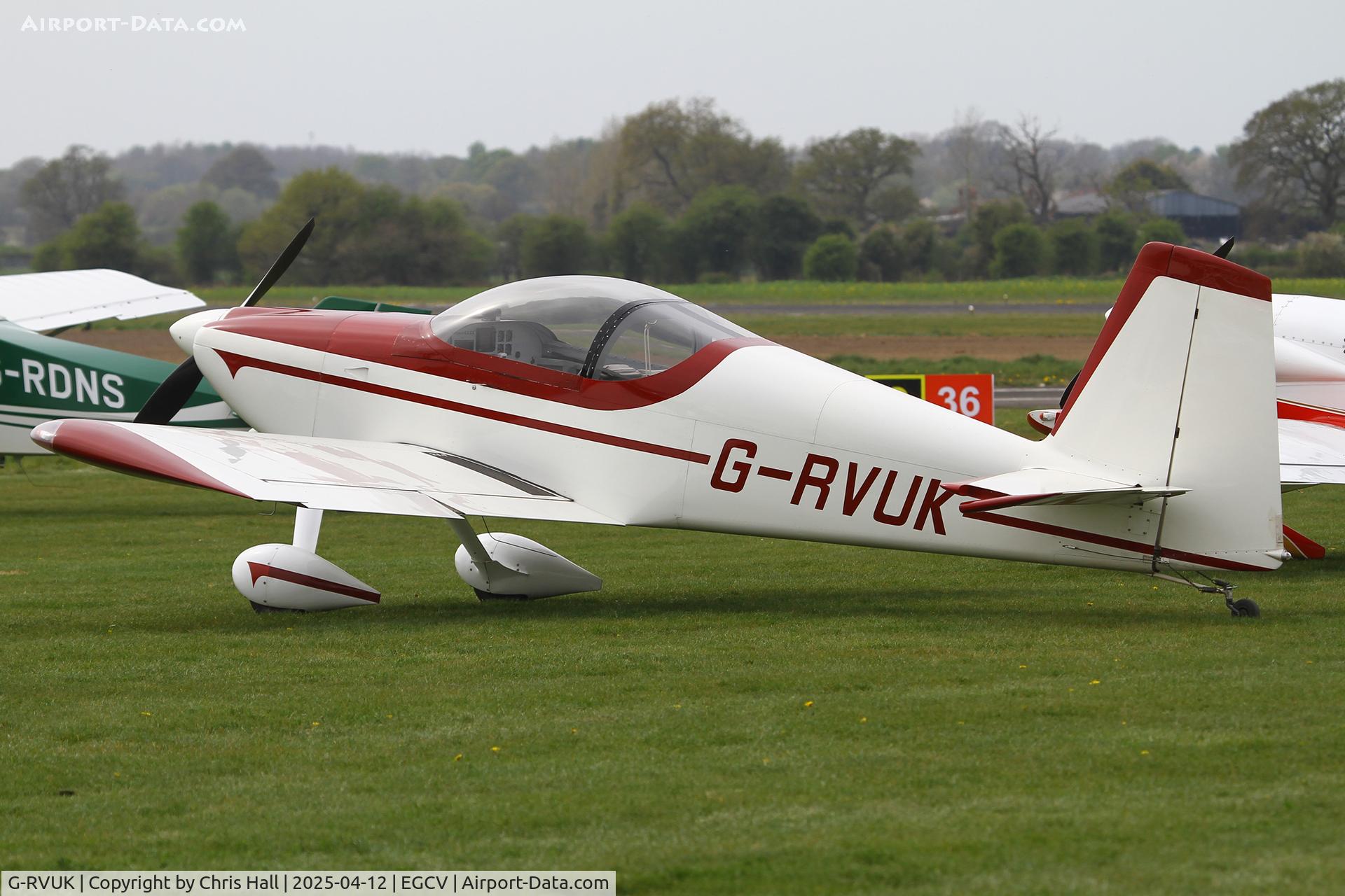 G-RVUK, 2006 Vans RV-7 C/N PFA 323-14441, Vintage Piper fly in, Sleap