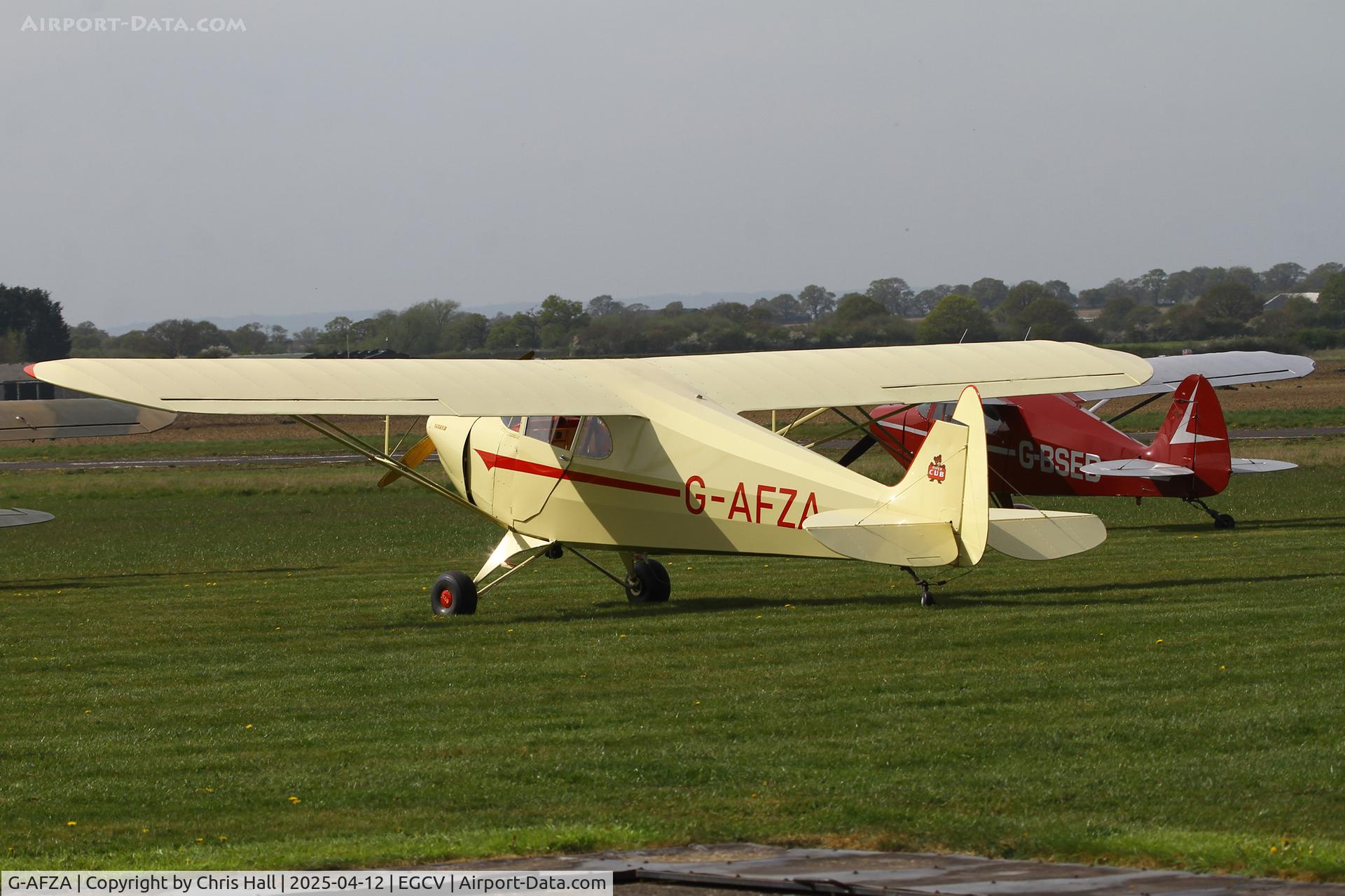 G-AFZA, 1939 Piper J-4A Cub Coupe C/N 4-873, Vintage Piper fly in, Sleap