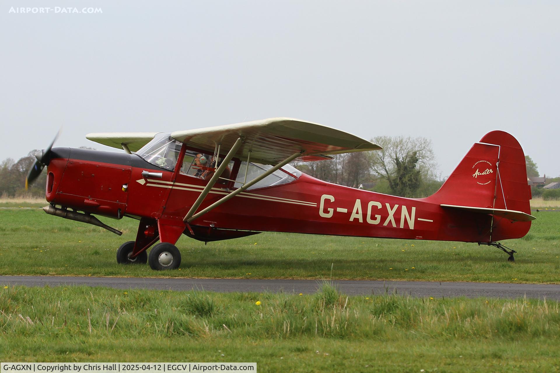 G-AGXN, 1946 Auster J-1N Alpha C/N 1963, Vintage Piper fly in, Sleap