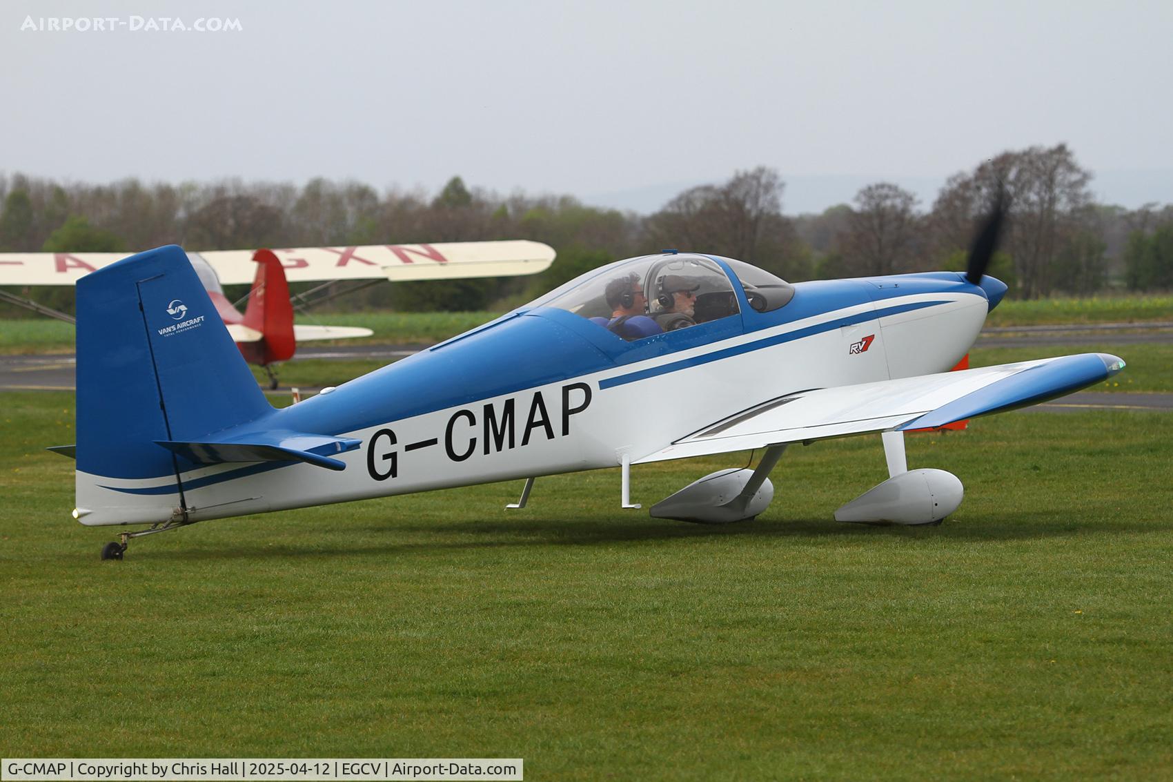 G-CMAP, 2021 Vans RV-7 C/N LAA 323-15449, Vintage Piper fly in, Sleap