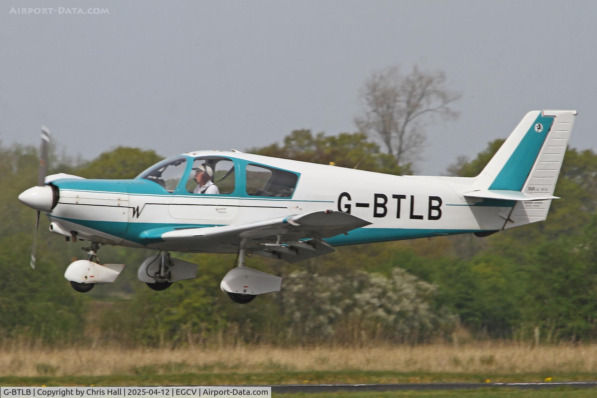 G-BTLB, 1972 Wassmer WA-52 Europa C/N 42, Vintage Piper fly in, Sleap